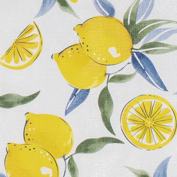 TABLECLOTH &amp; BENCH SET-LEMON