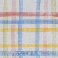 TABLECLOTH &amp; BENCH SET-PLAID
