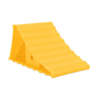 Camco Yellow Wheel Chock for RV - Durable Plastic, Unit
