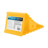 Camco Yellow Wheel Chock for RV - Durable Plastic, Unit