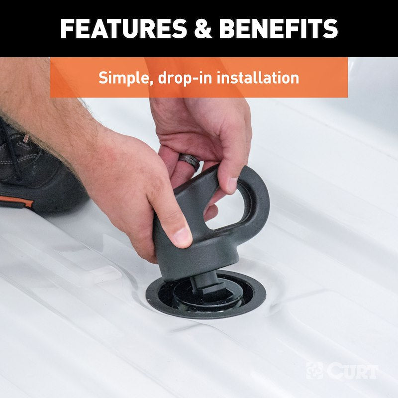 Kit d'Accessoires Attelage Gooseneck avec Boule de 2-5/16 pouces, Capacité 30 000 livres, et Boîte de Rangement