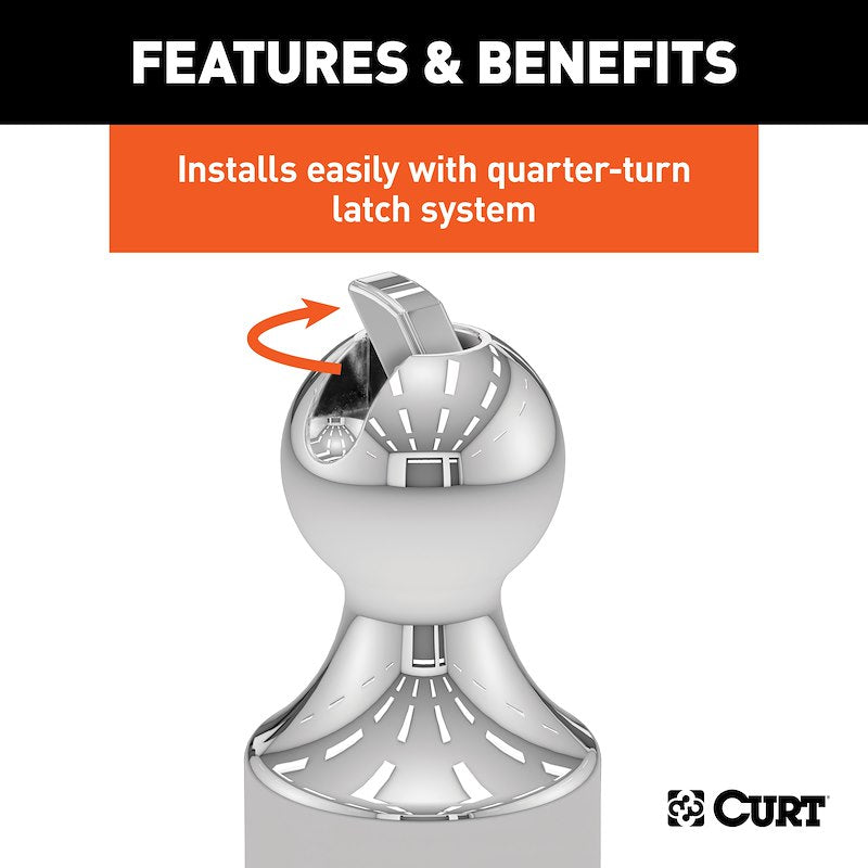 Kit d'Accessoires Attelage Gooseneck avec Boule de 2-5/16 pouces, Capacité 30 000 livres, et Boîte de Rangement