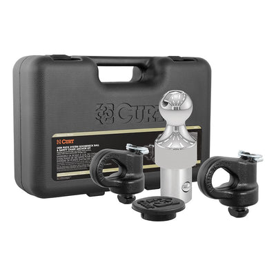 Kit d'Accessoires Attelage Gooseneck avec Boule de 2-5/16 pouces, Capacité 30 000 livres, et Boîte de Rangement