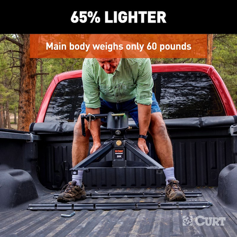 Attelage Fifth Wheel CrossWing™ - 20 000 lbs, Technologie ShockDrop™, Installation Facile, Acier Premium