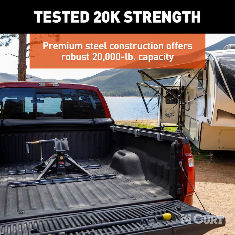 Attelage Fifth Wheel CrossWing™ - 20 000 lbs, Technologie ShockDrop™, Installation Facile, Acier Premium