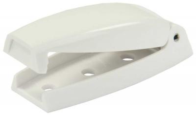 RV Compartment Door Latch (Set of 2) - Easy Installation, Bullet Style, White