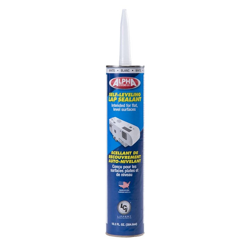 Alpha Systems 1021 Self-Leveling Sealant - Low VOC, White, 10.3 oz