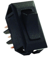 Multifunction Switch 12V, 16A - Single Pole Double Throw - Black Rocker