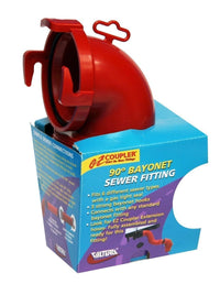 Raccord Tuyau d'Égout EZ Coupler - Adaptateur Universel à Baïonnette 90 Degrés