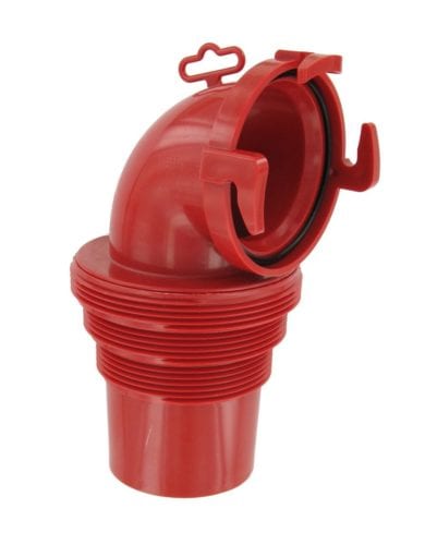 Raccord Tuyau d'Égout EZ Coupler - Adaptateur Universel à Baïonnette 90 Degrés