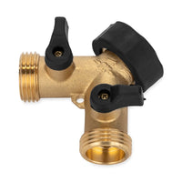 Robinet d'Arrêt Tuyau Remplissage Eau Potable Y Valve Laiton - Conforme aux Réglementations CA/VT