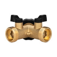 Robinet d'Arrêt Tuyau Remplissage Eau Potable Y Valve Laiton - Conforme aux Réglementations CA/VT