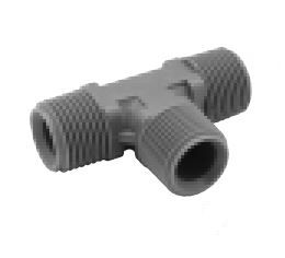 Qicktite® Unassembled T Connector - Gray Acetal for PEX, Copper, CPVC, PB - 3/8 inch or 1/4 inch