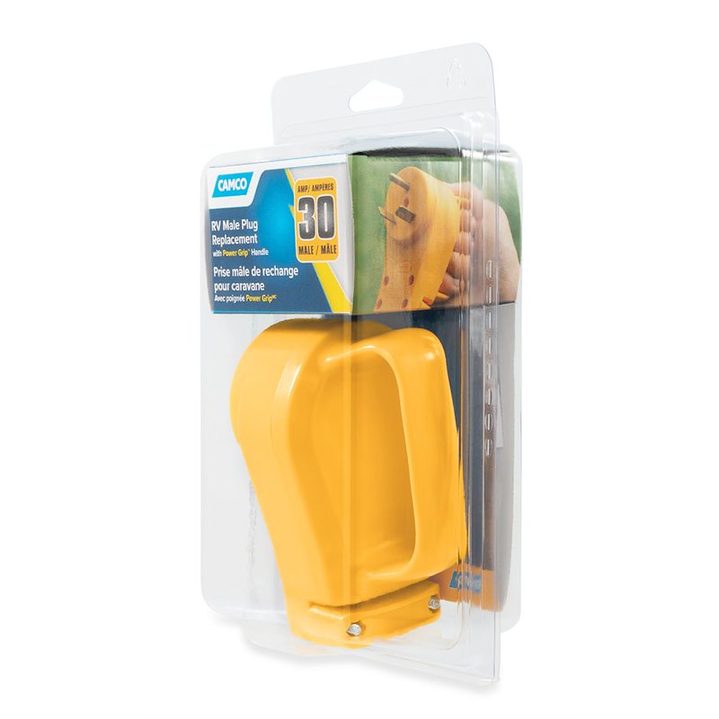 Prise de Cordon d'Alimentation Power Grip™ 30 Amp TT-30P avec Poignée – Remplacement pour Câbles Power Grip