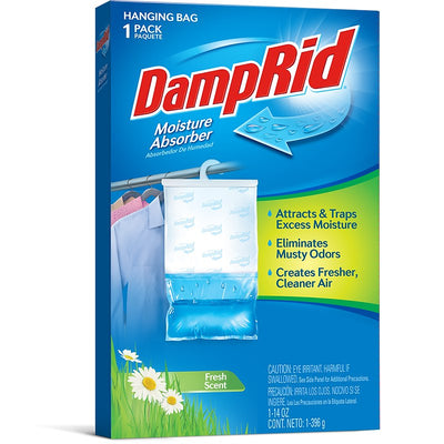 Déshumidificateur DampRid® - Granules dans Sac Suspendu - Parfum Frais - 14 Onces