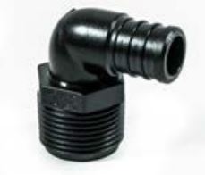 BestPEX Fresh Water Fitting – 90° Elbow 1/2" PEX x 1/2" Male NPT – Durable Plastic