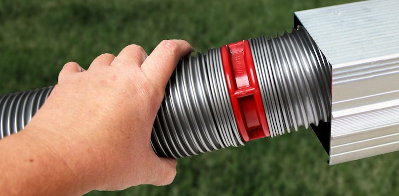 Raccord de Tuyau d'Égout EZ Coupler 3 Pouces - Connecte Deux Tuyaux de Drain Ensemble