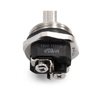 Élément Chauffe-Eau À Visser 1500 Watt 120 Volt pour RV – Cuivre, Plaqué Nickel, Avec Joint