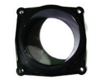 Raccord Vanne Évacuation des Eaux Usées 3 Pouces avec Bride - Raccord Flangé en Plastique