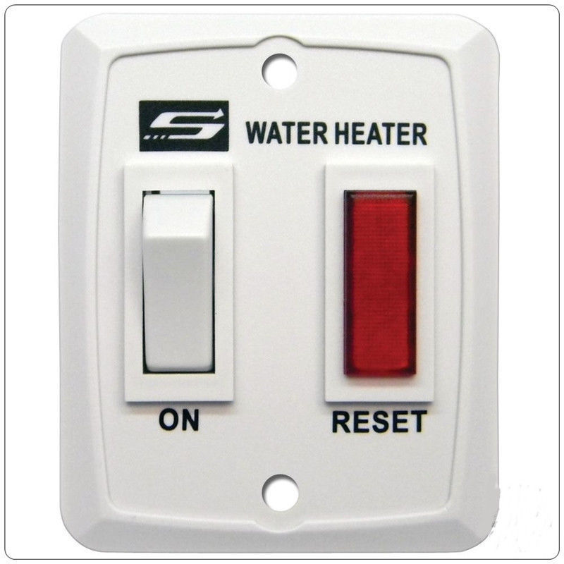 Interrupteur d'Alimentation pour Chauffe-eau Suburban Nautilus Series - 12V, Blanc