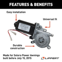 Moteur de Remplacement pour Store Électrique Solera® – Compatible Avant 15/07/2015
