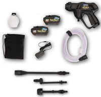 Nettoyeur Haute Pression Flow Max™ 40 Volt Portable - 6-en-1, Batterie Lithium-Ion, Buse Longue, Buse Rotative