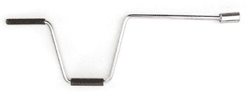 Cric à Ciseaux BAL Deluxe 3/4 Pouce avec Poignée en Caoutchouc – Zinc Plaqué, Argent, Compatible 24002D, 24003D