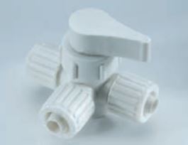 Flair-It™ 1/2" Three-Way Bypass Valve for Water Heater - White Plastic