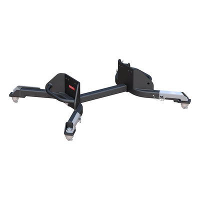 Support d'attelage Fifth Wheel Curt - Jambes de remplacement, capacité 25 000 lbs, revêtement en poudre noir