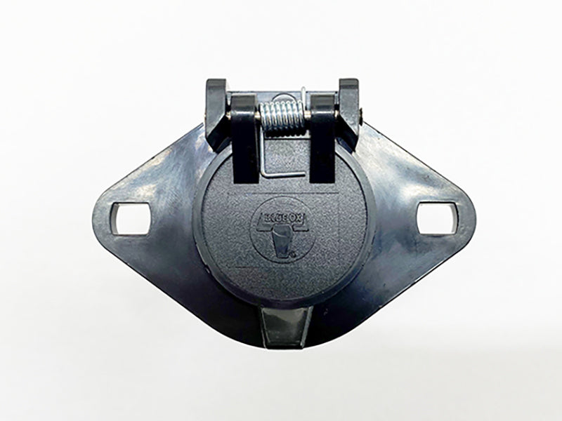 Connecteur de câblage pour remorque - Côté véhicule, 6 broches, plastique