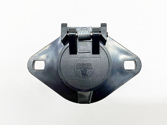 Connecteur de câblage pour remorque - Côté véhicule, 6 broches, plastique