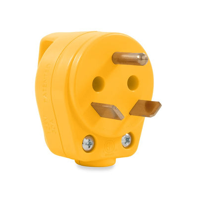 Power Grip™ Male Plug 30A TT-30P - RV Power Cord Replacement