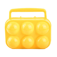 Support pour œufs Coghlan’s - 6 œufs - Jaune - Plastique avec poignée de transport