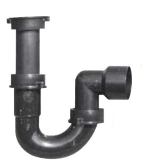 P-Trap Noir ABS avec Adaptateur de Filtre et Gasket Poly | Accessoires RV