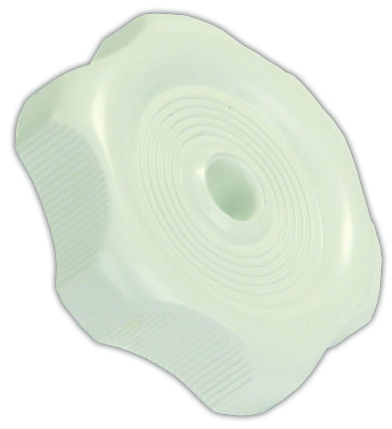 Bouton de manivelle pour fenêtre RV, axe de 0.81 pouce, blanc, plastique, avec vis de remplacement