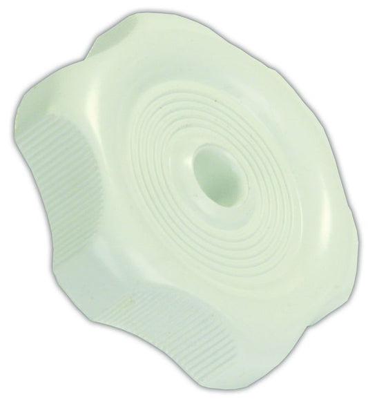 Bouton de manivelle pour fenêtre RV, axe de 0.81 pouce, blanc, plastique, avec vis de remplacement