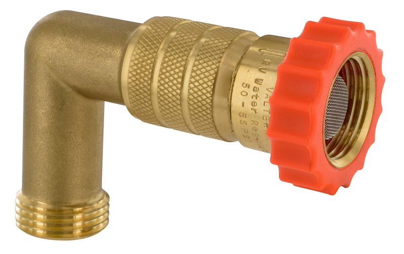 90 degree pressure regulator