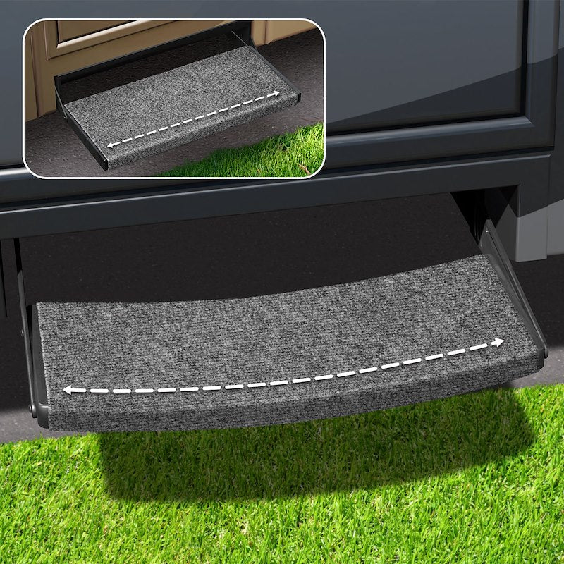 Tapis de marche universel pour VR - 22" gris château - Fixation auto-agrippante
