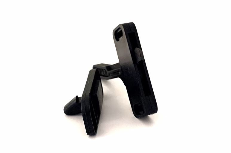 Verrou de Porte Moustiquaire pour Portes Style PHILIPS, Ouverture Gauche, Noir, Vis Incluses