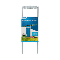 Filtre d'Eau sur Pied en Acier Revêtu de Zinc - Support Stable pour Remplissage Réservoir d'Eau