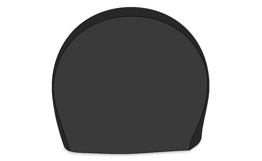 Housse de Pneu Simple – Convient aux Pneus de 24 à 26 pouces – Noir en Vinyle – Set de 2 avec Système de Fixation Élastique