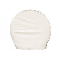 Single Tire Cover 36-39 Inches, Polar White Vinyl, Set of 2