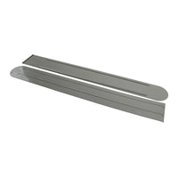 Protecteur de sol pour extension de VR - Slicker pour extension - Ensemble de 2 - 40 pouces x 5 pouces - Gris