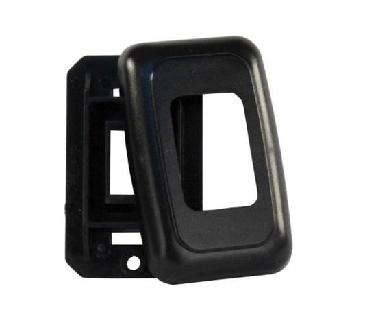 Plaque de montage d'interrupteur noire pour VR - Ouverture pour un interrupteur, Installation facile, Garantie à vie