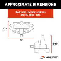 Hydraulic Solenoid System for Leveling - Lippert Slide Out Replacement - 12V