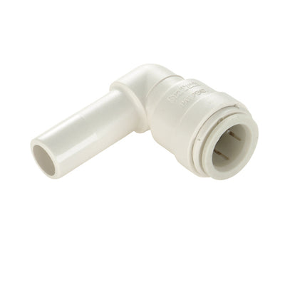 AquaLock 3/8 Inch Female x Male Elbow Quick Connect Fitting - Polysulfone with EPDM Seal