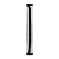 Pare-soleil pour fenêtre de porte de VR – 25-1/4 x 16-1/4 pouces – Noir nylon avec dos réfléchissant – Installation facile avec attaches à crochets et boucles