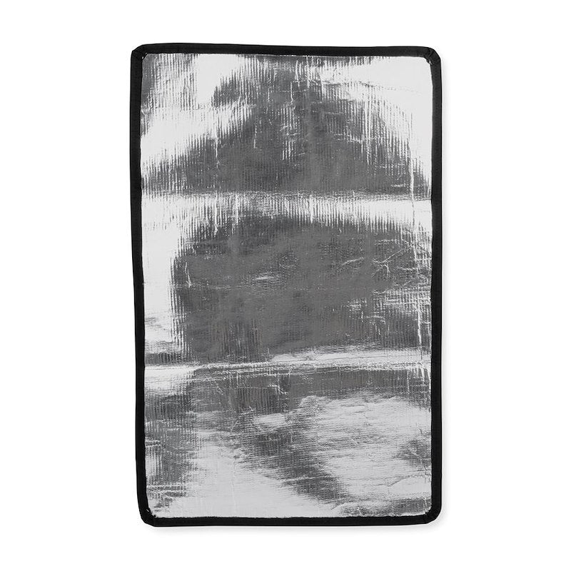 Pare-soleil pour fenêtre de porte de VR – 25-1/4 x 16-1/4 pouces – Noir nylon avec dos réfléchissant – Installation facile avec attaches à crochets et boucles