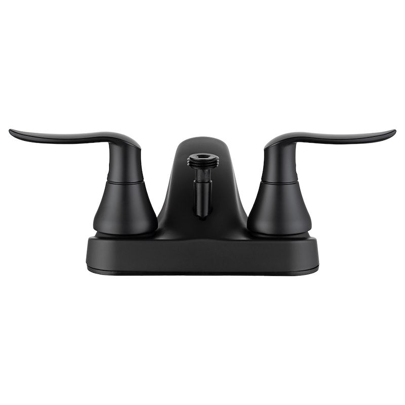 Robinet Lavabo VR Dura Faucet avec Dérivation Douche – Noir Mat – 4" – 2 Leviers