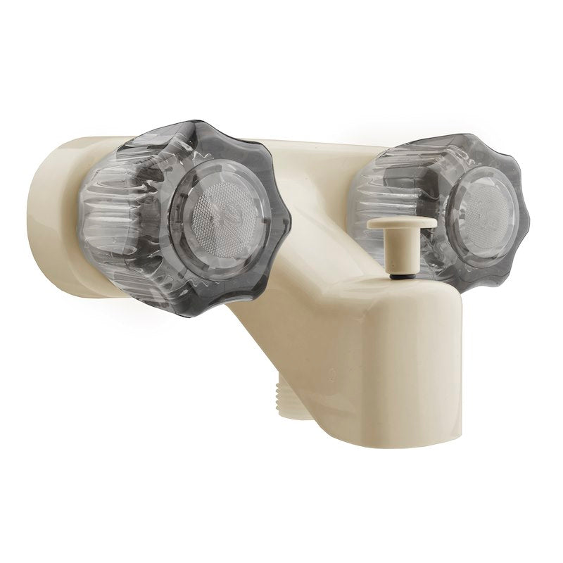 Robinet de Baignoire RV 4” avec Inverseur – Dura Faucet Bisque Parchment